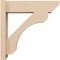 Ekena Millwork 7 1/2-in W x 30-in D x 38-in H Legacy Slat Rough Cedar Woodgrain TimberThane Outlooker, Primed Tan OUTUR075X30X38LEC24RCPR - alternate 3